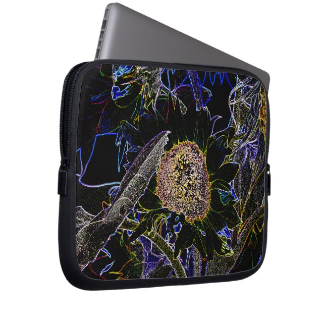 ひまわり ラップトップスリーブ (正面右)