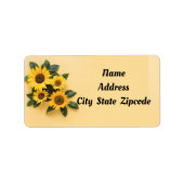 ひまわり ラベル (正面)