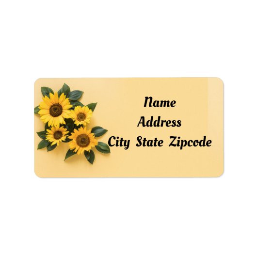 ひまわり ラベル (正面)