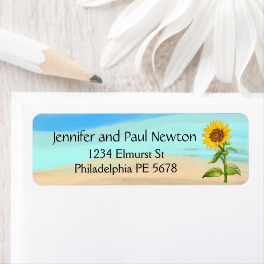 ひまわり ラベル (インサイチュ)