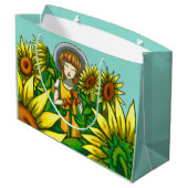 ひまわり ラージペーパーバッグ (裏面アングル)