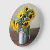 ひまわり ラージ壁時計 (傾斜)