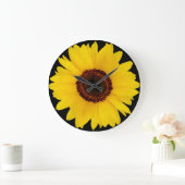 ひまわり ラージ壁時計 (ホーム)