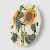 ひまわり ラージ壁時計 (傾斜)