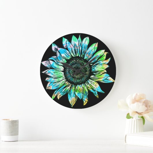 ひまわり ラージ壁時計 (ホーム)