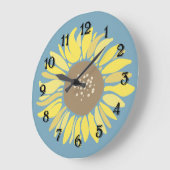 ひまわり ラージ壁時計 (傾斜)