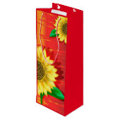 ひまわり ワインギフトバッグ (裏面アングル)