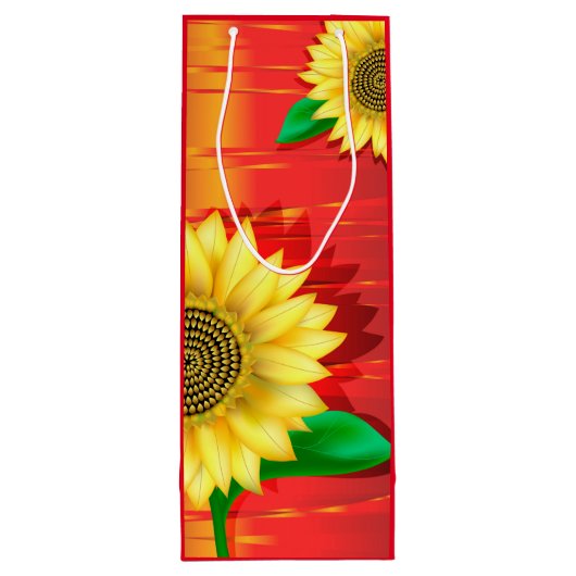 ひまわり ワインギフトバッグ (裏面)