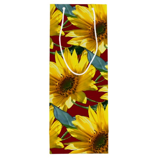 ひまわり ワインギフトバッグ (裏面)