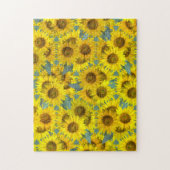 ひまわり – ヴィンテージルック ジグソーパズル (縦)