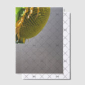 ひまわり ヴェラムオーバーレイ ベラム紙招待状 (オフセット (招待状))