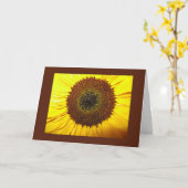 ひまわり - 中が空白 カード (黄色い花)