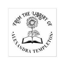 「ひまわり」付　丸形　「〇〇の蔵書」