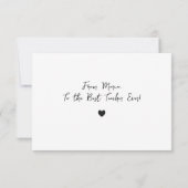 ひまわり&台本先生 サンキューカード (裏面)