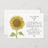 ひまわり&台本先生 サンキューカード (正面/裏面)