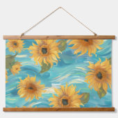 ひまわり 吊り下げ型タペストリー (正面)