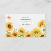ひまわり 名刺 (裏面)