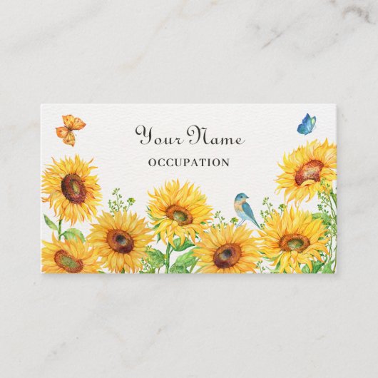 ひまわり 名刺 (正面)