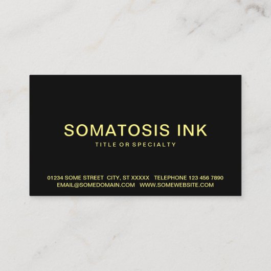 ひまわり 名刺 (裏面)