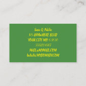 ひまわり 名刺 (裏面)