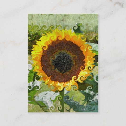 ひまわり 名刺 (正面)