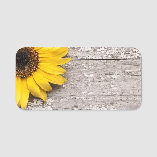 ひまわり 名札 (正面)