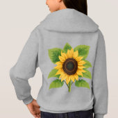 ひまわり&太陽 – 楽観主義と成長のシンボル (裏面)