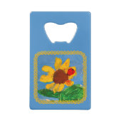 ひまわり「子どもの芸術」 クレジットカード栓抜き (裏面)