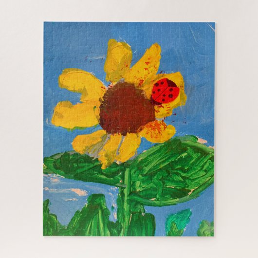 ひまわり「子どもの芸術」 ジグソーパズル (縦)