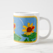 ひまわり「子どもの芸術」 ジャンボコーヒーマグカップ (右)