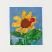 ひまわり「子どもの芸術」 タペストリー (正面)