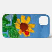 ひまわり「子どもの芸術」 Case-Mate iPhoneケース (裏面 (横))