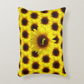 ひまわり – 屋内おもしろいアクセント枕 アクセントクッション (正面(垂直))