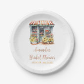 ひまわり 彼女は市場から消えた ブライダルシャワープレート ペーパープレート (正面)