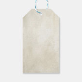 ひまわり。感謝してい素朴君。の結婚贈り物ラベル ギフトタグ (裏面)