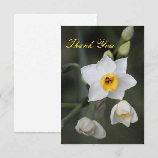 ひまわり 感謝カード (正面/裏面)