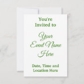 ひまわり 招待状 (裏面)