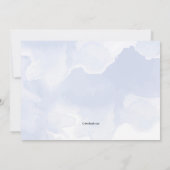 ひまわり 招待状 (裏面)