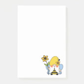 ひまわり（昆虫）マルハナバチ格言注 ポストイット (正面)