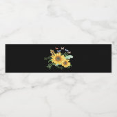 ひまわり 春 ペットボトルラベル (シングルラベル)