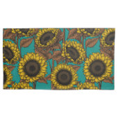 ひまわり 枕カバー (正面左)