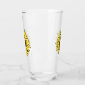 ひまわり，植物学，女性用ギフト タンブラーグラス (左)