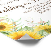 ひまわり 洗濯ばさみ ブライダルシャワー ゲーム サイン (角)