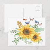 ひまわり 発表 ポストカード (正面/裏面)