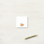 ひまわり、紅葉、秋のアートポストイット注記 ポストイット (デスク上)