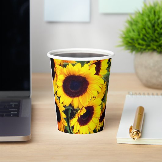 ひまわり 紙コップ (インサイチュ)