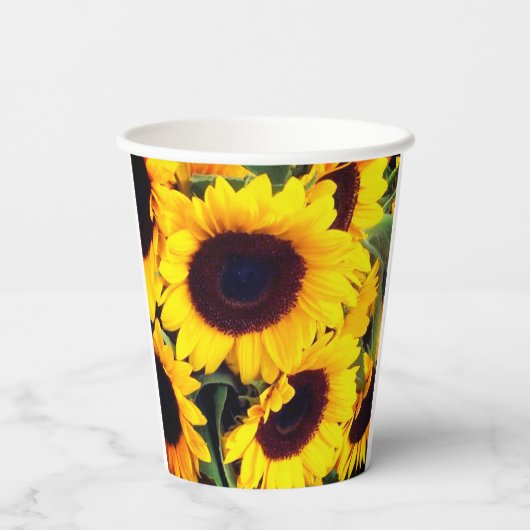 ひまわり 紙コップ (裏面)
