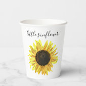 ひまわり 紙コップ (裏面)