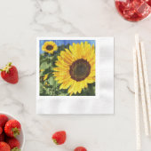 ひまわり 縁ありカクテルナプキン (インサイチュ)