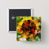 ひまわり 缶バッジ (正面&裏面)